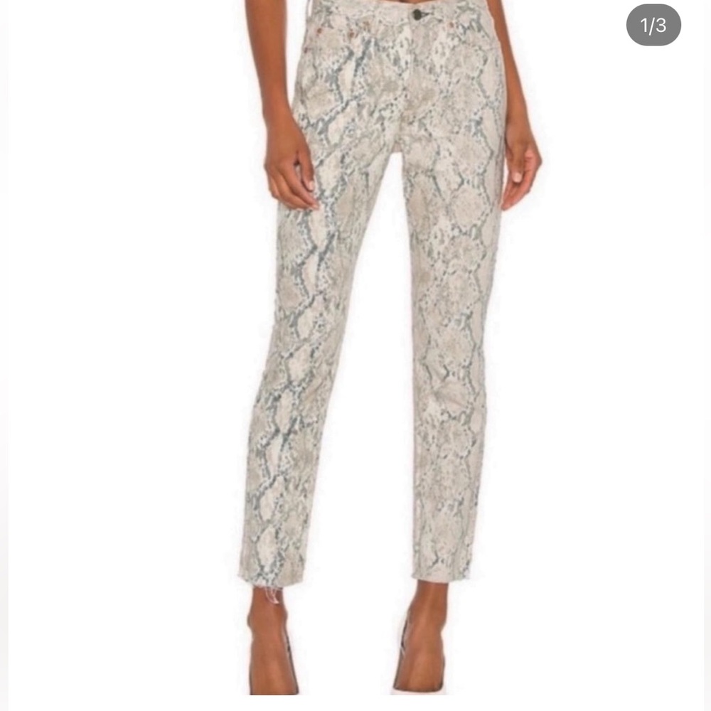 GRLFRND SNAKE JEANS